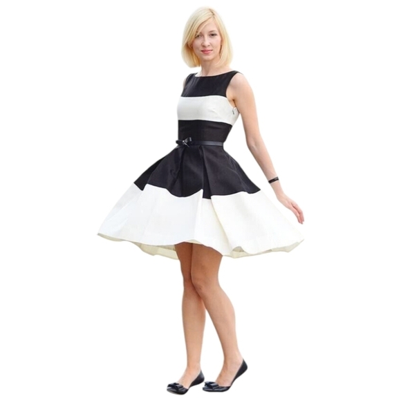 Kate Spade Gayle Sleeveless Color-Block Dress Size 8 - Picture 1 of 6